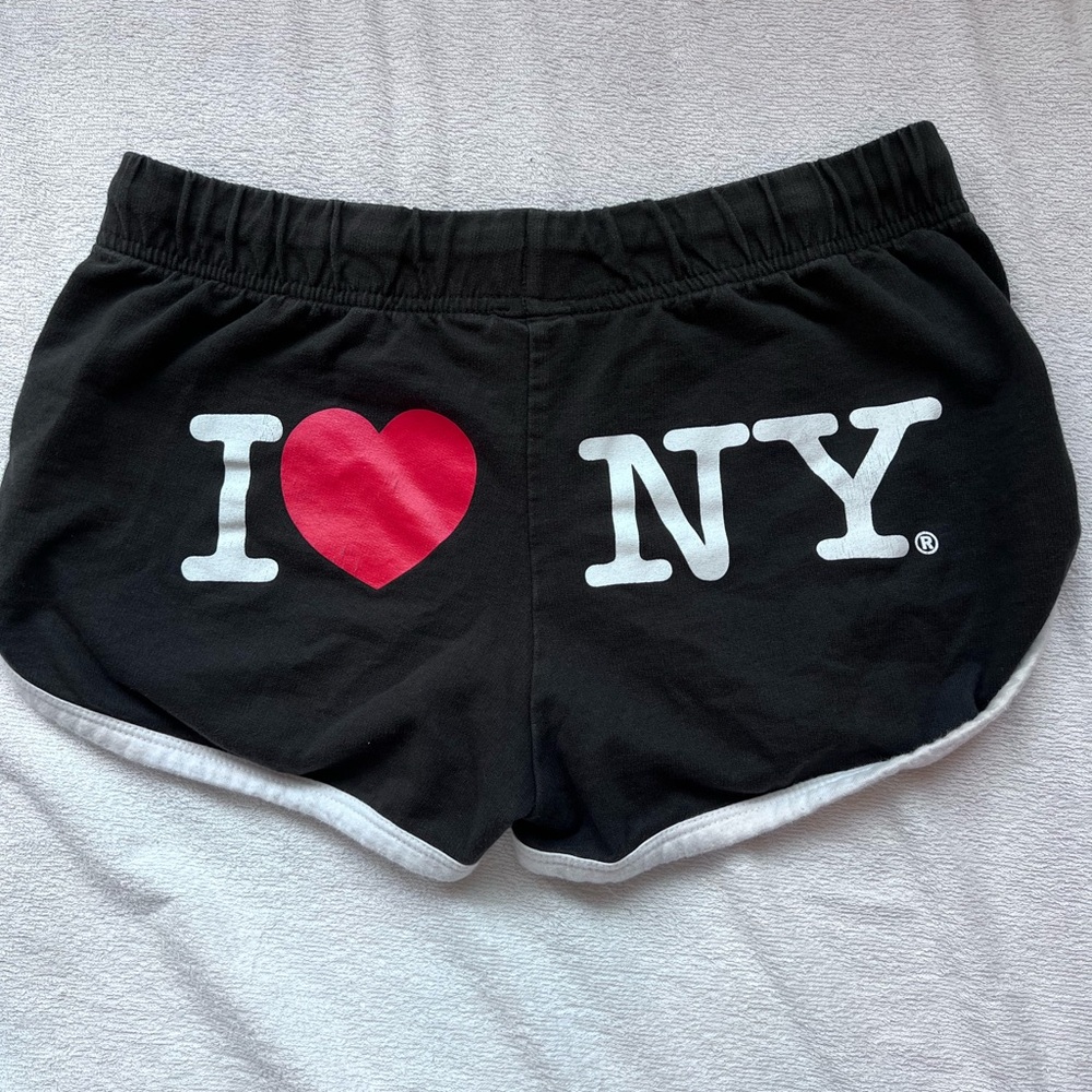 I Love NY Women's Black Shorts
